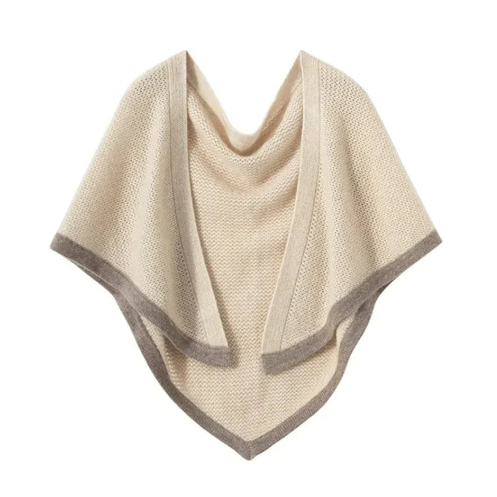 Women's Soft Cashmere Travel Shawl - Rectangular Knit Design-The Yellow Prime