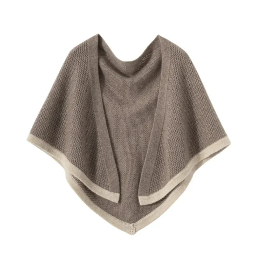 Women's Soft Cashmere Travel Shawl - Rectangular Knit Design-The Yellow Prime