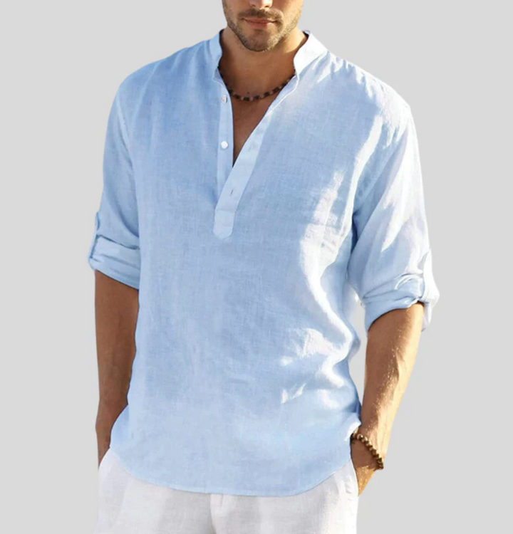 Men's Elegant Collared Shirt-The Yellow Prime