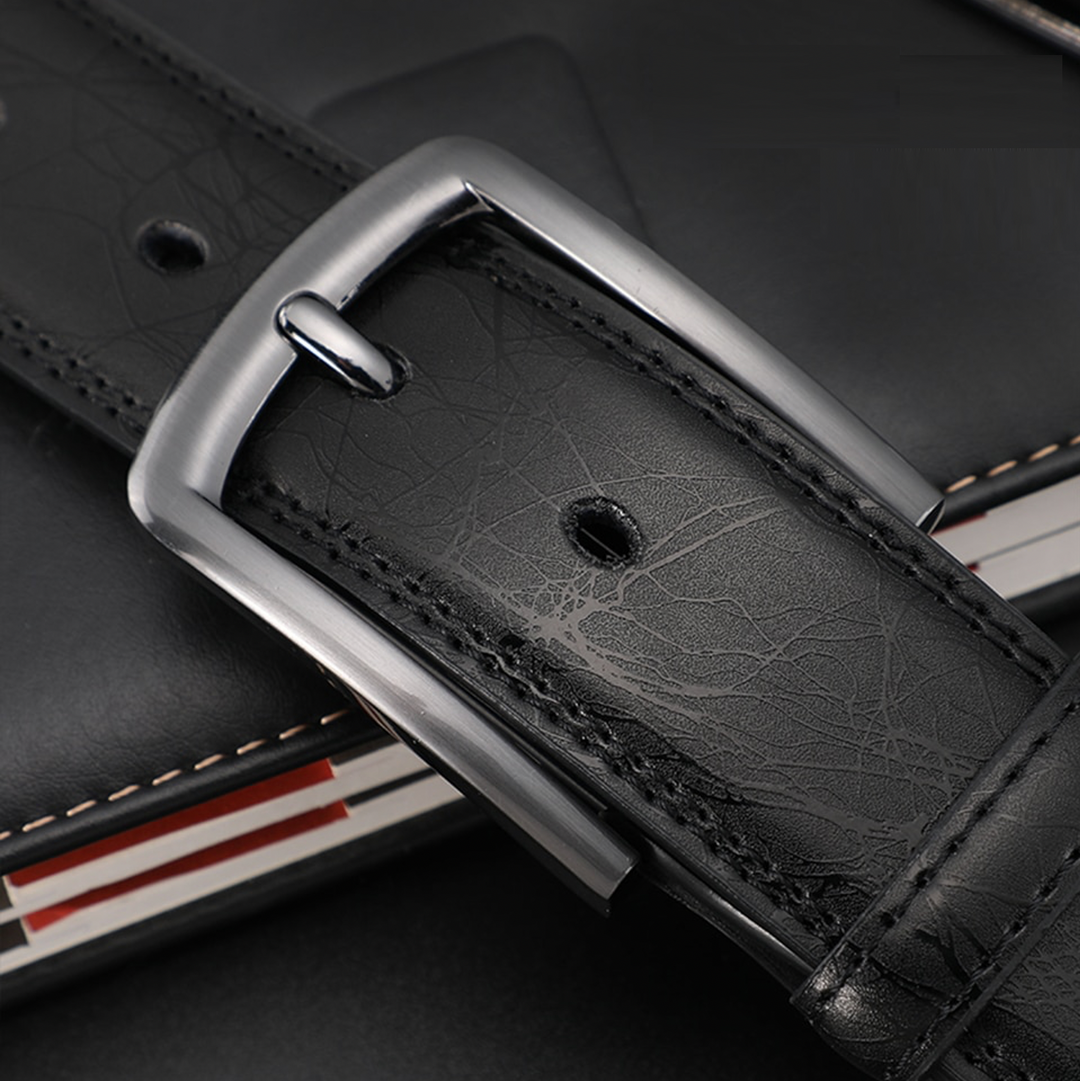 Ethan | Stylish Men's Leather Belt-The Yellow Prime
