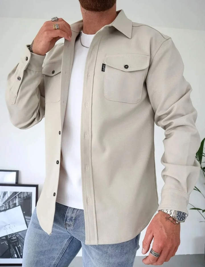 Men's Trendy Autumn Shirt-The Yellow Prime