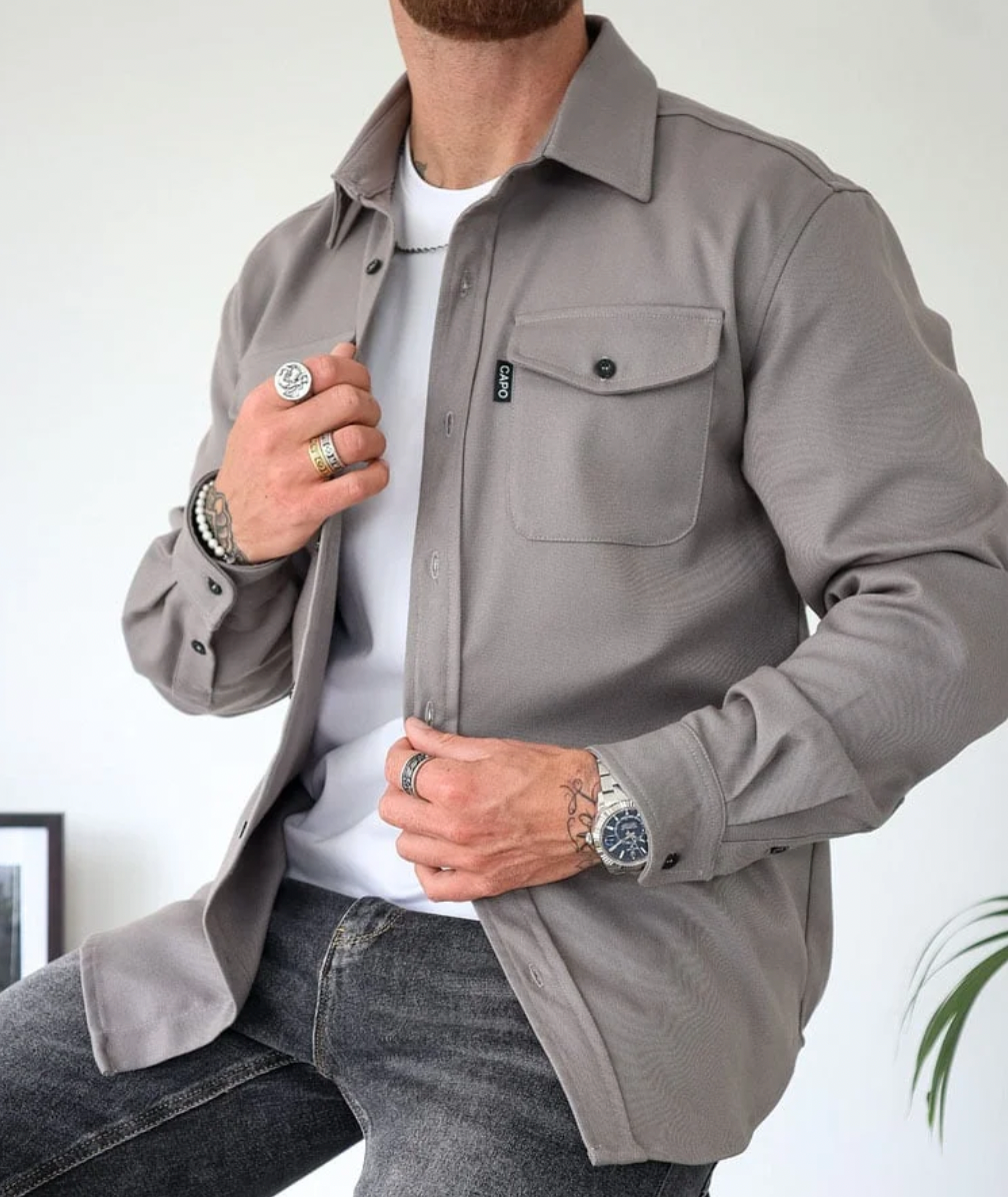 Men's Trendy Autumn Shirt-The Yellow Prime