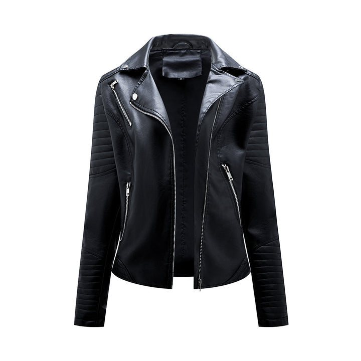 Women's Leather Biker Jacket