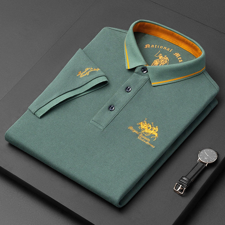 Leon | Men's Luxury Polo Shirt-The Yellow Prime