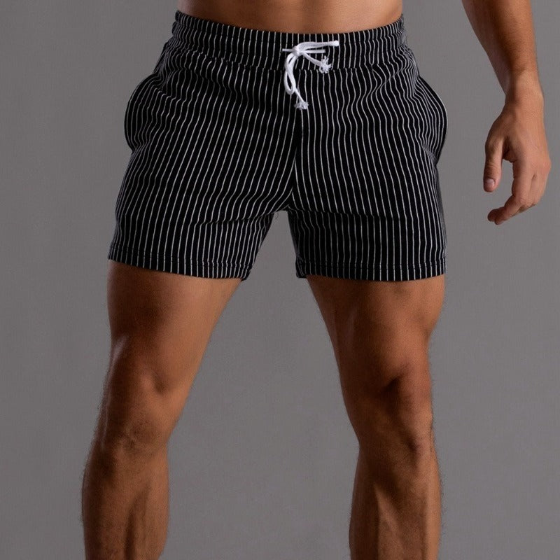 Men's Super-Stretch Workout Shorts, Flexible Gym Shorts for Fitness-The Yellow Prime