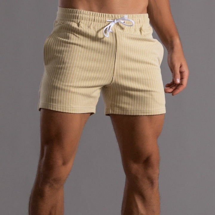 Men's Super-Stretch Workout Shorts, Flexible Gym Shorts for Fitness-The Yellow Prime