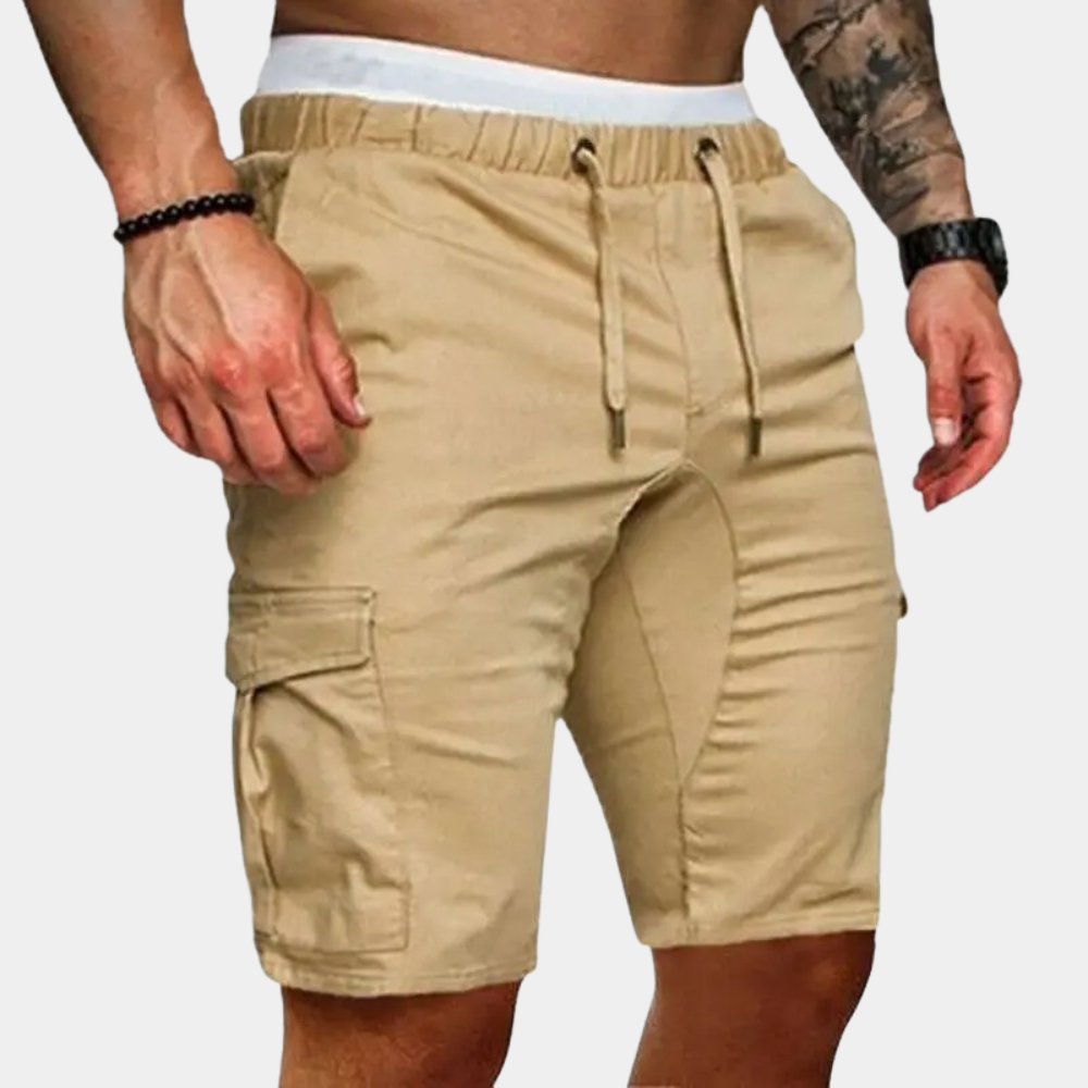 Men's Functional Cargo Shorts for Versatile Style-The Yellow Prime