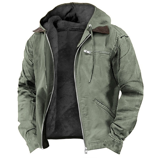 Veste de pluie d’hiver moderne, raffinée et imperméable pour homme