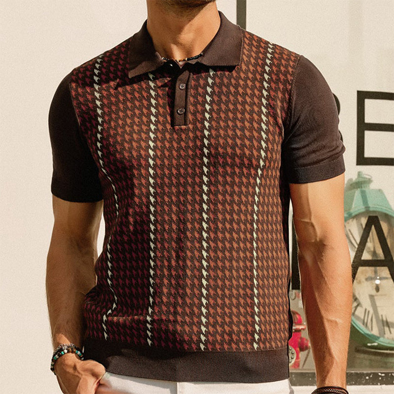 Bryon | Men's Classic Vintage Polo Tee-The Yellow Prime