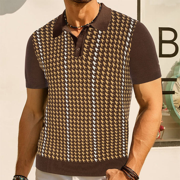 Bryon | Men's Classic Vintage Polo Tee-The Yellow Prime