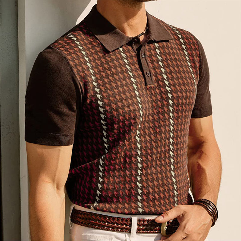 Bryon | Men's Classic Vintage Polo Tee-The Yellow Prime