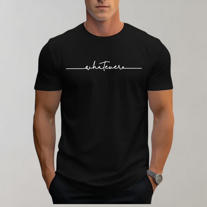 Men's Comfortable Round Neck T-Shirt with Minimalist Design-The Yellow Prime