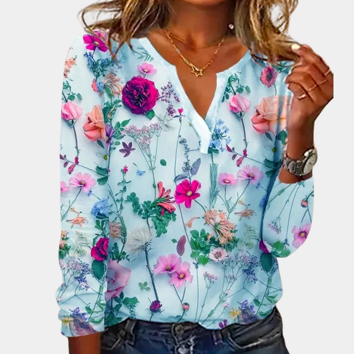 Trendy Floral Top for Women | Casual Chic Style-The Yellow Prime