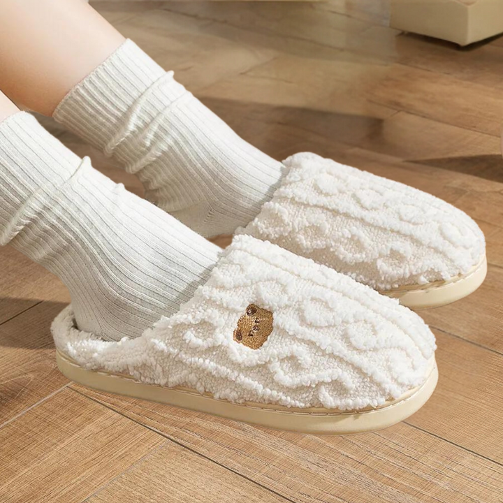 Faustine | Women's Luxury Winter Slippers with Soft Sole Comfort-The Yellow Prime