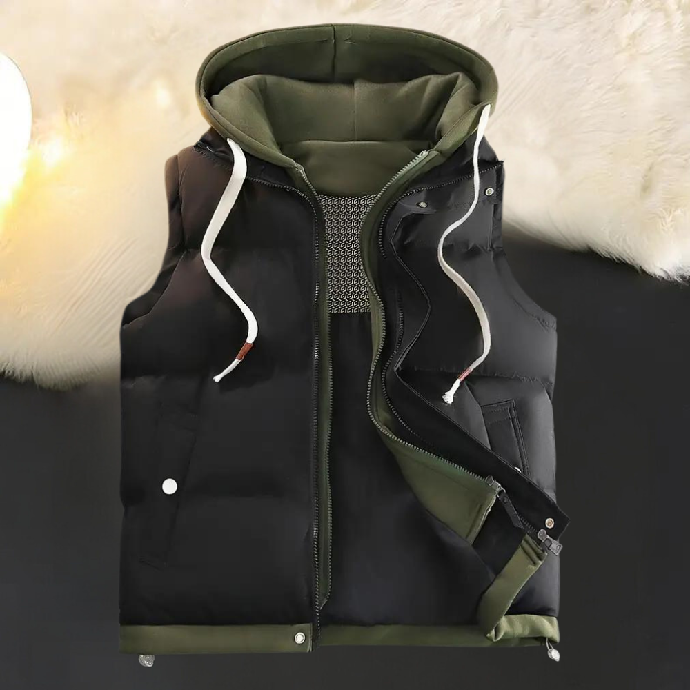 Frank | Men's Stylish Casual Hooded Vest