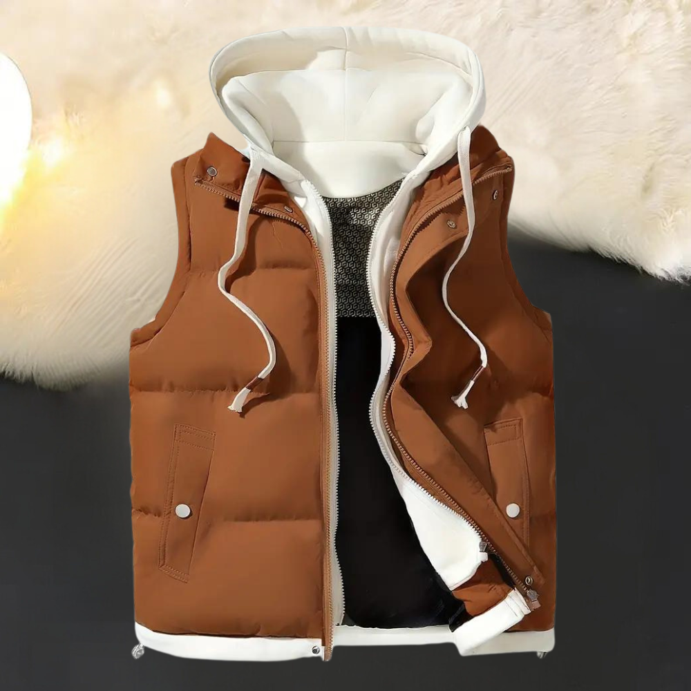 Frank | Men's Stylish Casual Hooded Vest