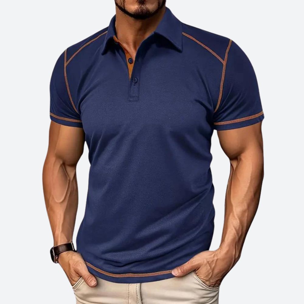 Clark | Men's Stylish Casual Polo Shirt for the Fashion-Conscious-The Yellow Prime