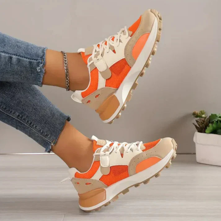 Calliope | Women's Trendy Colourblock Sneakers-The Yellow Prime