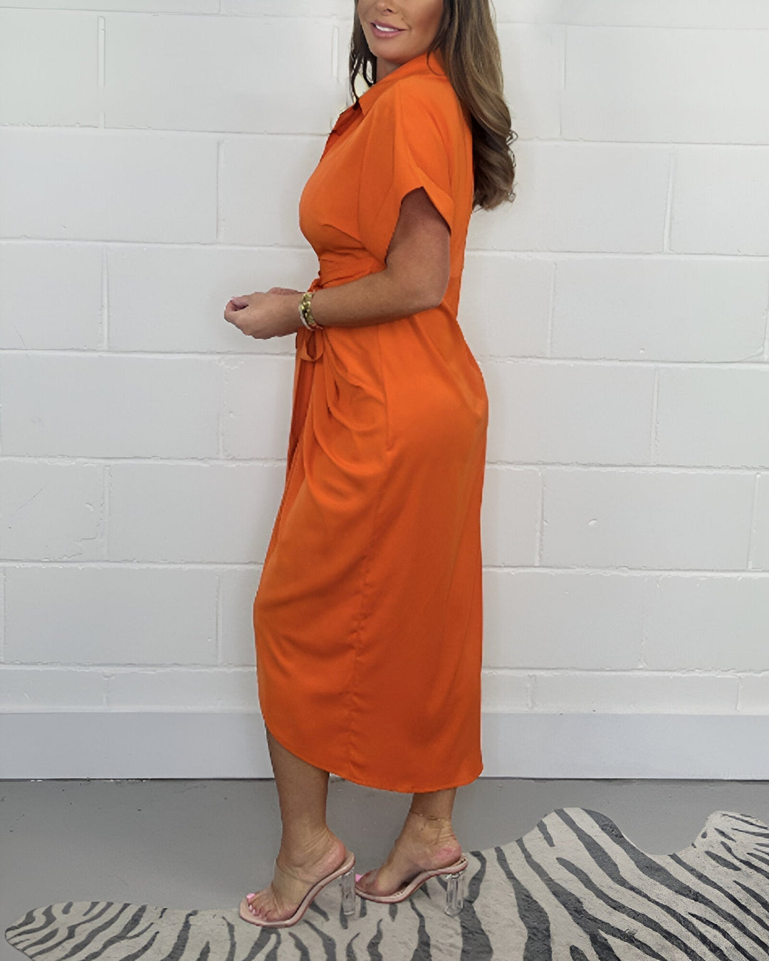 Carrie | Women's Elegant Flared Dress-The Yellow Prime