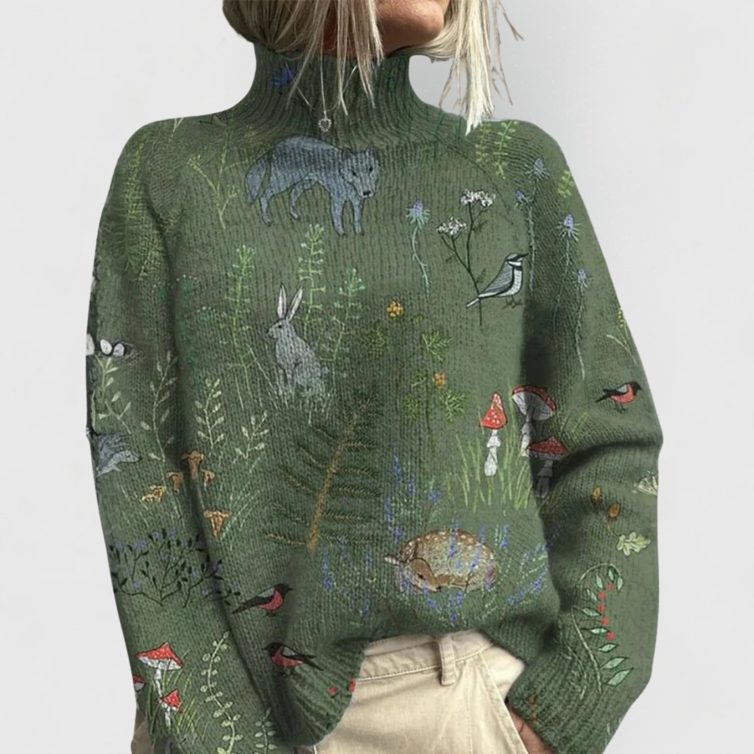 Elegant polotröja för kvinnor