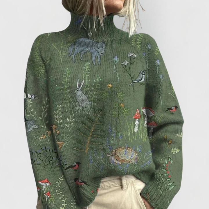 Elegant polotröja för kvinnor