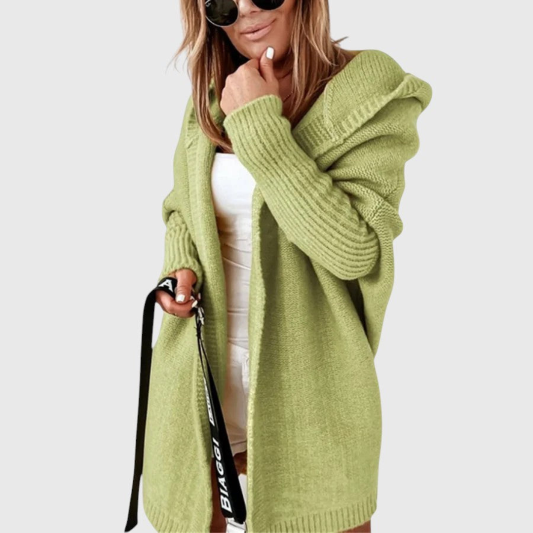 Charlotte | Women's Cozy Hooded Cardigan-The Yellow Prime