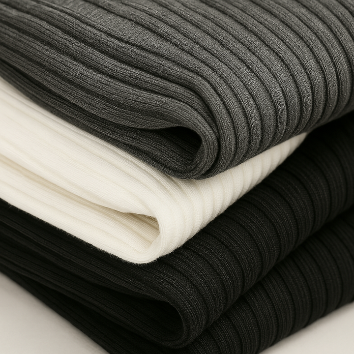 Lucas | Men's Cotton Ribbed Quarter-Zip Sweater