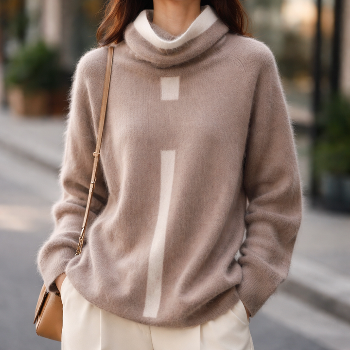 Elena | Women's Luxurious Mink Cashmere Sweater