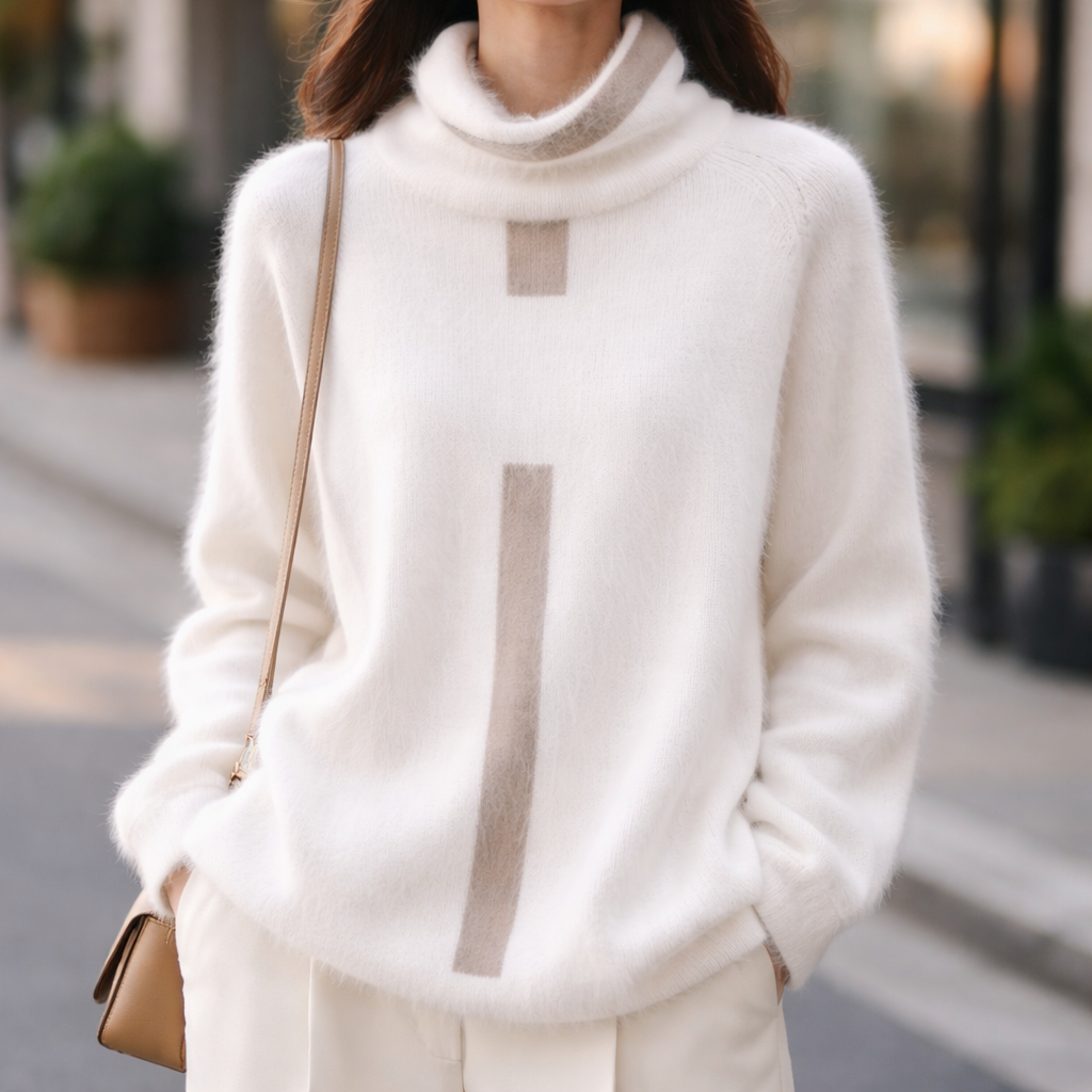 Elena | Women's Luxurious Mink Cashmere Sweater