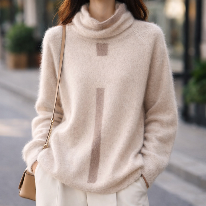 Elena | Women's Luxurious Mink Cashmere Sweater