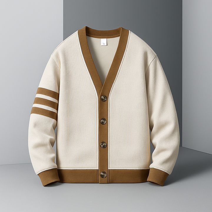 Ryan | Men's Nylon Blend Cardigan Sweater