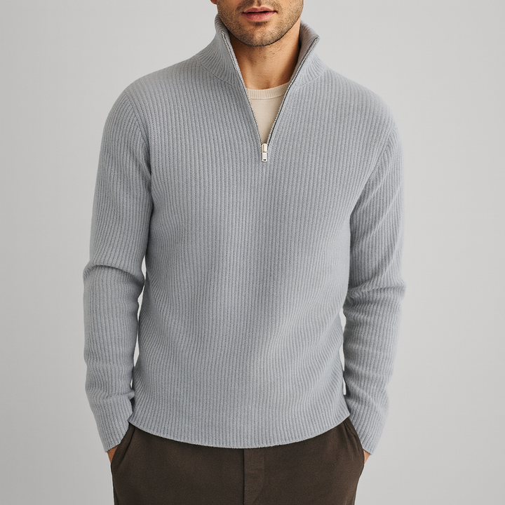 Daniel | Men's Merino Wool Ribbed Turtleneck Sweater