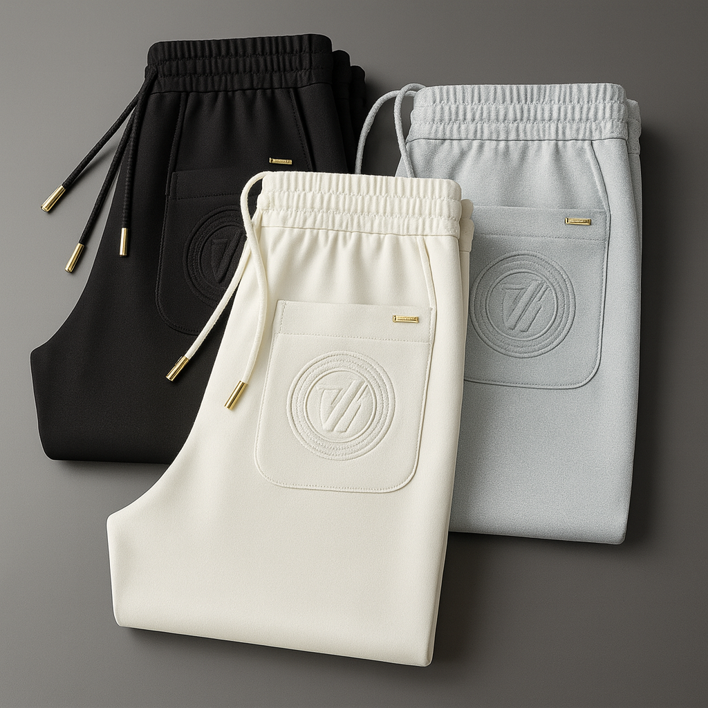 Men's Ice Silk Drawstring Sweatpants