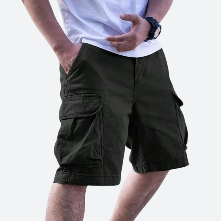 Claude | Men's Fashionable Shorts with Practical Pockets-The Yellow Prime