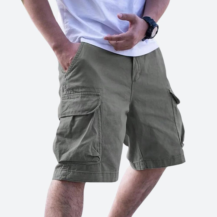 Claude | Men's Fashionable Shorts with Practical Pockets-The Yellow Prime