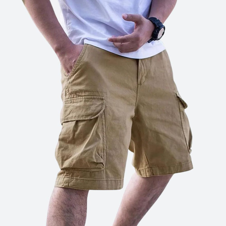 Claude | Men's Fashionable Shorts with Practical Pockets-The Yellow Prime