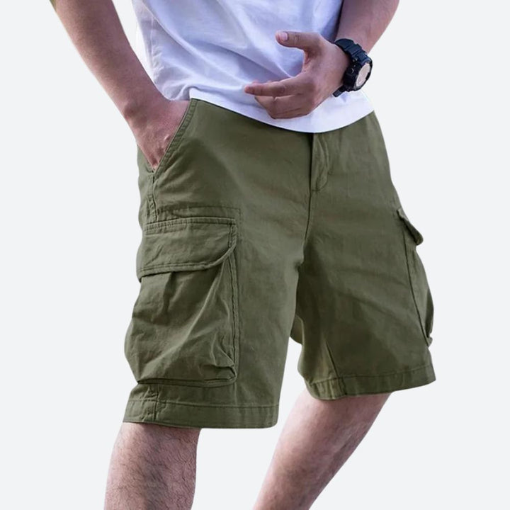 Claude | Men's Fashionable Shorts with Practical Pockets-The Yellow Prime