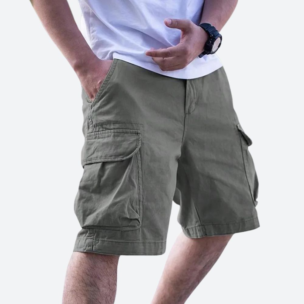 Claude | Men's Fashionable Shorts with Practical Pockets-The Yellow Prime