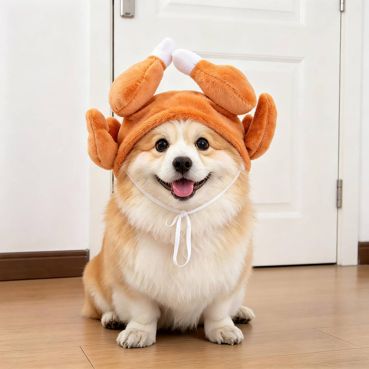 Costume da cane inquietante di Halloween con braccia imbottite per dolcetto o scherzetto