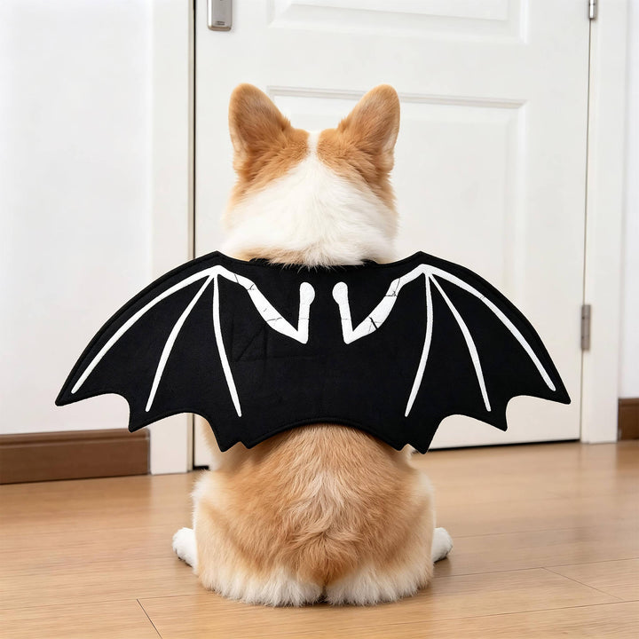 Costume da cane inquietante di Halloween con braccia imbottite per dolcetto o scherzetto