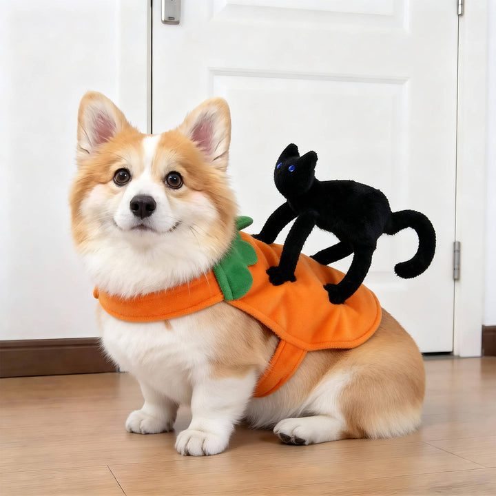 Costume da cane inquietante di Halloween con braccia imbottite per dolcetto o scherzetto