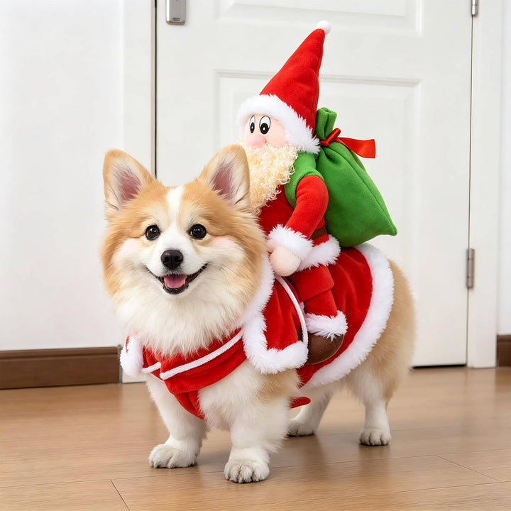 Costume da cane inquietante di Halloween con braccia imbottite per dolcetto o scherzetto