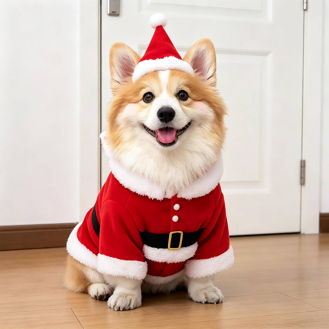 Costume da cane inquietante di Halloween con braccia imbottite per dolcetto o scherzetto