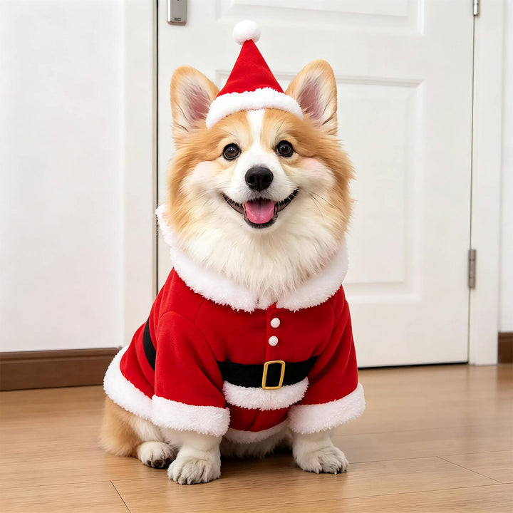 Costume da cane inquietante di Halloween con braccia imbottite per dolcetto o scherzetto