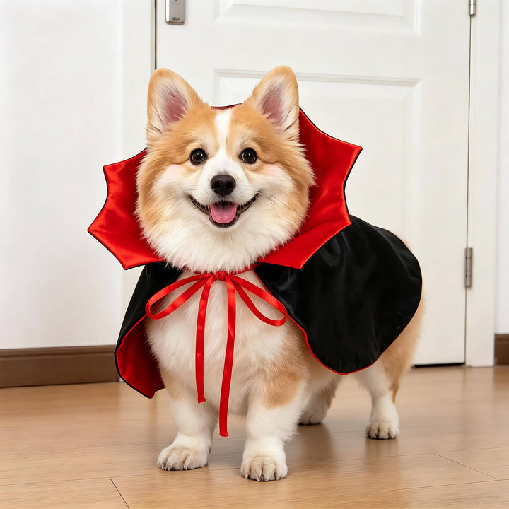Costume da cane inquietante di Halloween con braccia imbottite per dolcetto o scherzetto