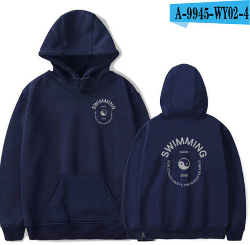 Cozy Unisex Pullover Hoodie - Cotton Blend for Winter Wear