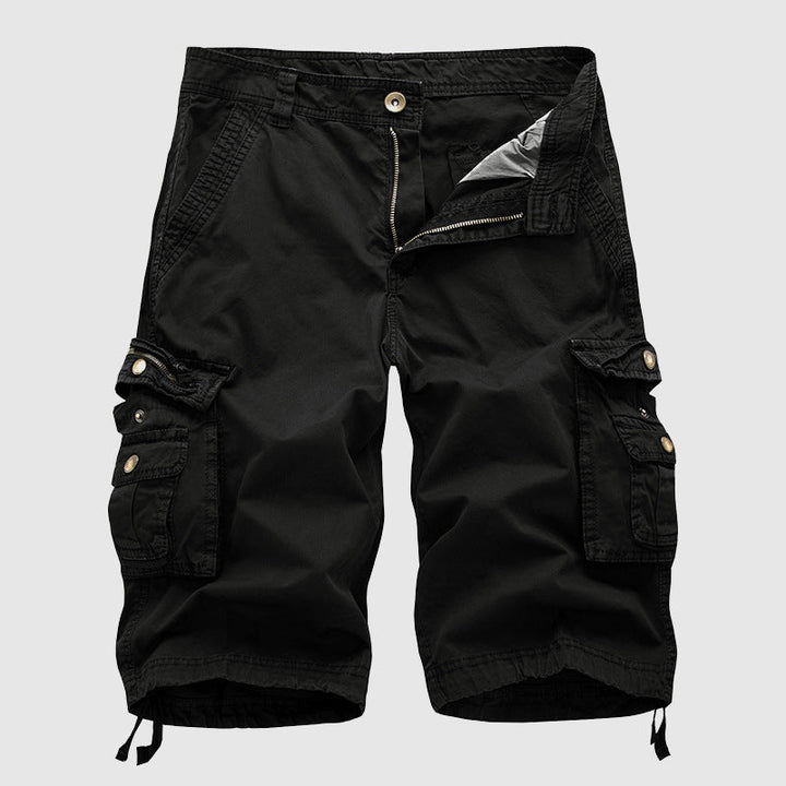 Esra | Men's Knee-Length Casual Cargo Shorts