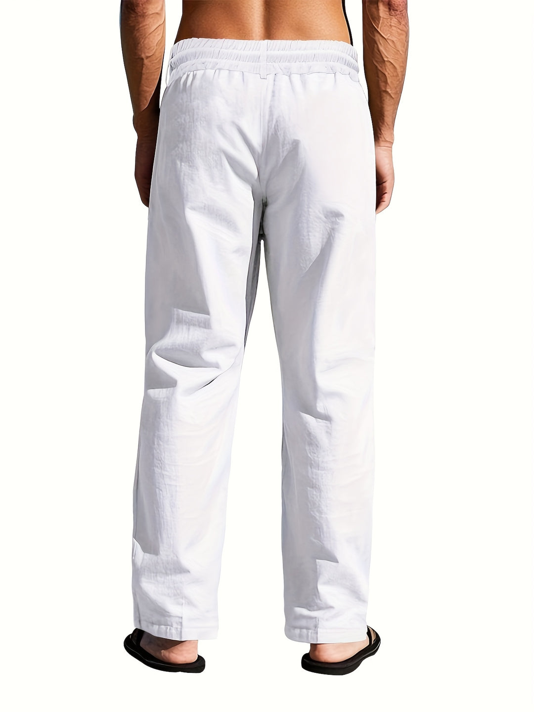 Daniel | Relaxed Fit Linen Men's Pants-The Yellow Prime