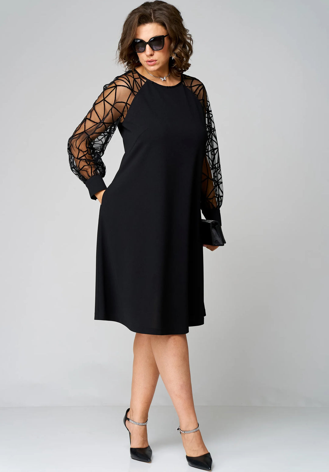 Darcy | Women's Elegant Tunic Dress-The Yellow Prime