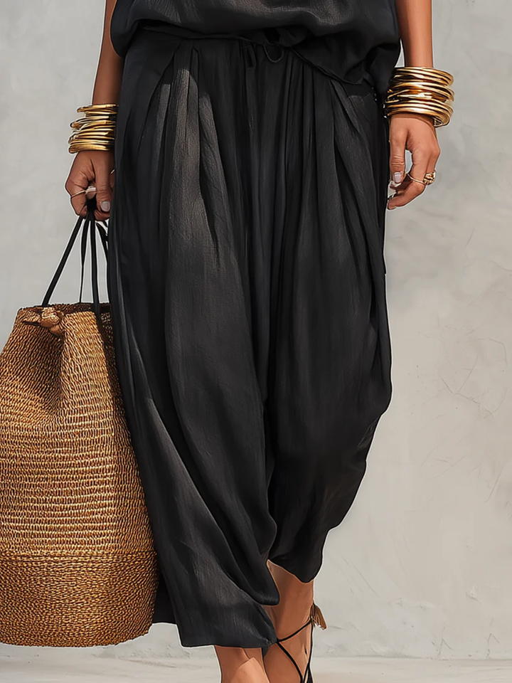 Demetria | Women's Two-Piece Set-The Yellow Prime